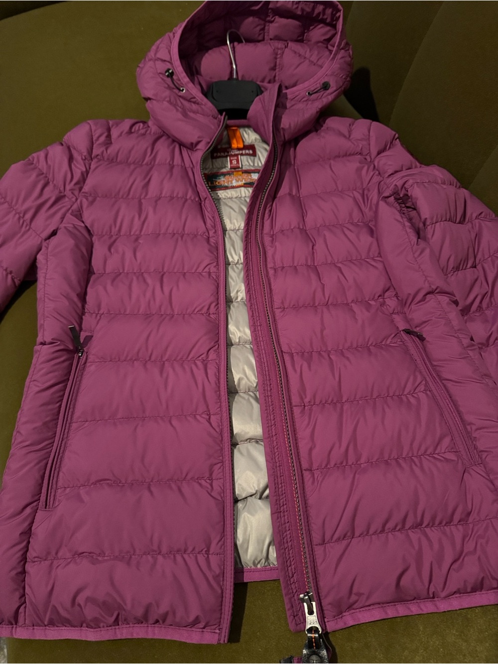 Parajumpers Women's Lightweight Quilted duckdown hooded Puffer Jacket